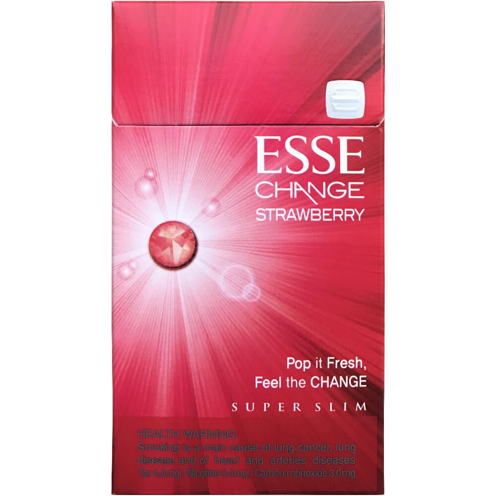 خرید سیگار اسی چنج توت فرنگی (Esse Change Strawberry) | سیگار اسی صورتی یا اسی قرمز