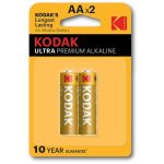 باتری قلمی اولترا پریمیوم آلکالاین کداک مدل  KODAK ULTRA PREMIUM ALKALINE بسته ۲ عددی
