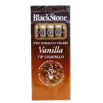 سیگار برگ بلک استون وانیل  BlackStone Vanilla Pipe Tobacco Cigarillos 5pcs Pack