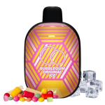 پاد یکبار مصرف دکتر ویپ آدامس بادکنکی یخ 5500 پاف  Dr Vapes Bubblegum Original Ice
