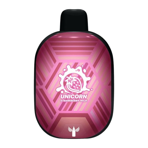 پاد یکبار مصرف دکتر ویپ شیر توت فرنگی ۵۵۰۰ پاف Dr Vapes Unicorn Strawberry Milk 5500