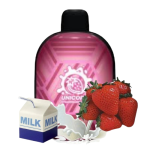 پاد یکبار مصرف دکتر ویپ شیر توت فرنگی ۵۵۰۰ پاف Dr Vapes Unicorn Strawberry Milk 5500