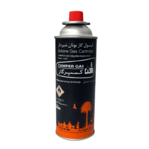 کپسول گاز استوانه‌ای کمپرگاز مدل C220 CAMPER GAS