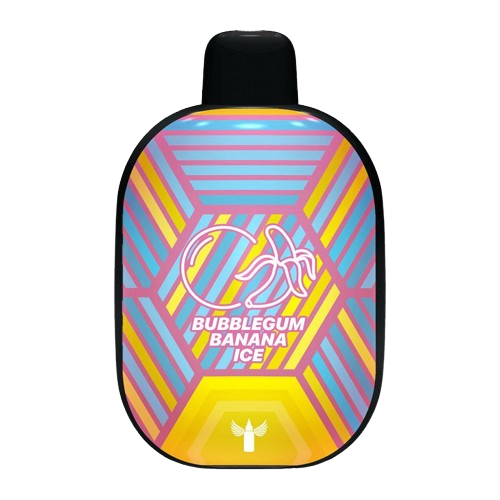پاد یکبار مصرف آدامس بادکنکی موز یخ دکتر ویپز ۵۵۰۰ پاف Dr Vapes Panther Bar Banana Ice Bubblegum