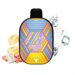 پاد یکبار مصرف آدامس بادکنکی موز یخ دکتر ویپز ۵۵۰۰ پاف Dr Vapes Panther Bar Banana Ice Bubblegum