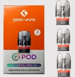 کارتریج گیک ویپ کیو 0.6 اهم 3 میل ساید Geekvape Q Pod Side Fill Replacement 0.6Ω 3ml