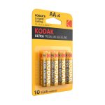 باطری قلمی اولترا پریمیوم آلکالاین کداک  4عددی AA Kodak Ultra Premium Alkaline Battery AA