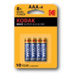 باتری نیم‌قلمی مکس سوپر آلکالاین کداک AAA Kodak Max Super Alkaline Battery AAA