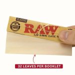 کاغذ پیچ سیگار راو مدل کلاسیک RAW Classic King Size Slim