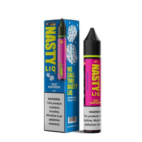 سالت نستی طعم بلو رزبری  Nasty LiQ 39 Blue Raspberry Salt Nic 30m