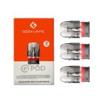 کارتریج گیک ویپ کیو 0.6 اهم 3 میل ساید Geekvape Q Pod Side Fill Replacement 0.6Ω 3ml