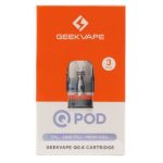 کارتریج گیک ویپ کیو 0.6 اهم 3 میل ساید Geekvape Q Pod Side Fill Replacement 0.6Ω 3ml