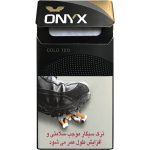 سیگار اونیکس مشکی طلایی سوپراسلیم Onyx Gold 100 Cigarette