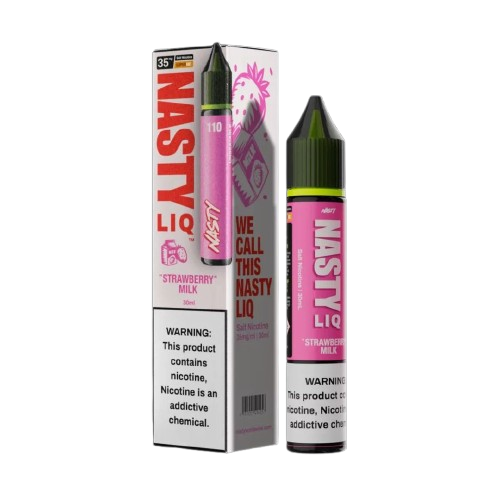 سالت نیکوتین نستی لیک شیر توت فرنگی NASTY LIQ 110 STRAWBERRY MILK SALTNIC 30ML
