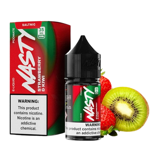 سالت کیوی توت فرنگی نستی  Nasty PodMate Strawberry & Kiwi 30ml – 35mg