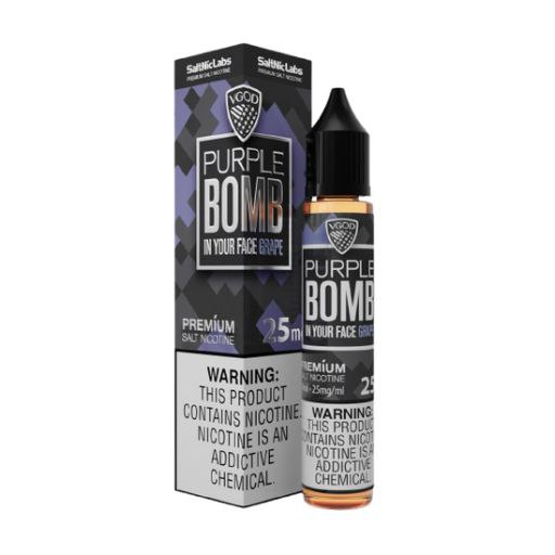 سالت بمب انگور ویگاد 25 میلی گرم VGOD Purple Bomb grape 25mg
