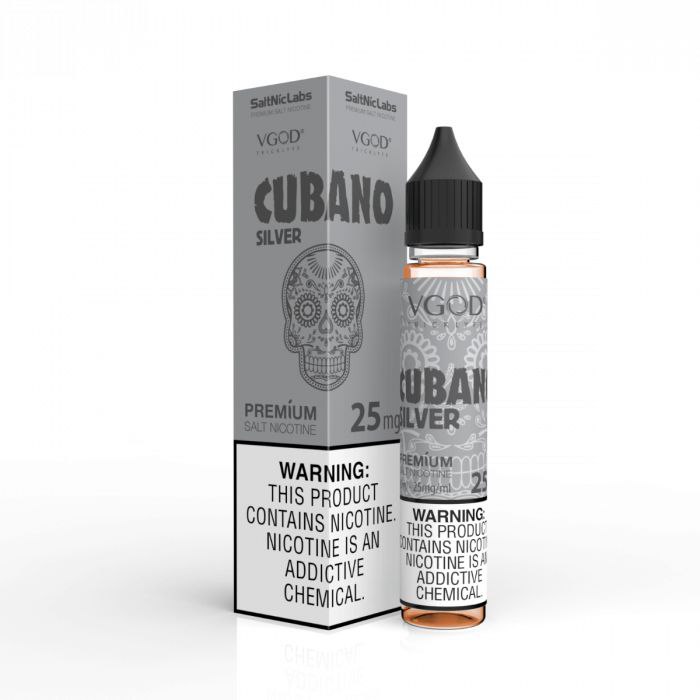  سالت نیکوتین ویگاد کوبانو سیلور 25میلیگرم  VGOD Cubano Silver Salt Nic 25mg