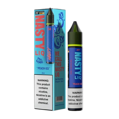 سالت هلو یخ نستی نیکوتین 35 میلیگرم  Nasty Liq 54 Peach Ice 35mg